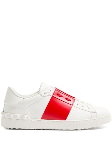 Open Leather Sneakers - Valentino Garavani - Modalova