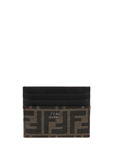 Fendi Ff Jacquard Card Holder - Fendi - Modalova