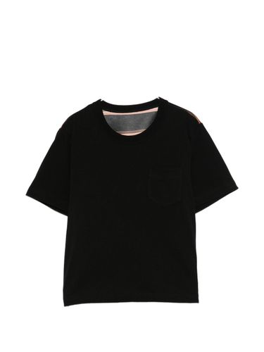 Sacai Striped Cotton T-Shirt - Sacai - Modalova