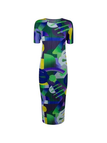 Pleated Long Dress - PLEATS PLEASE ISSEY MIYAKE - Modalova