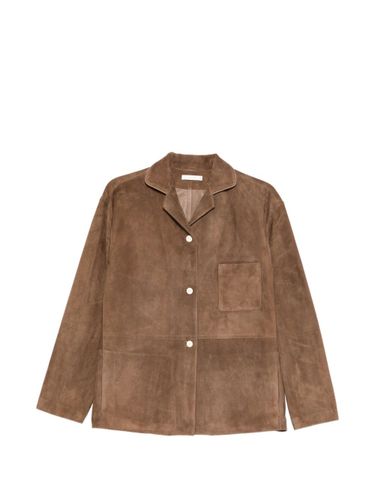 The Row Janine Suede Leather Shirt - The Row - Modalova