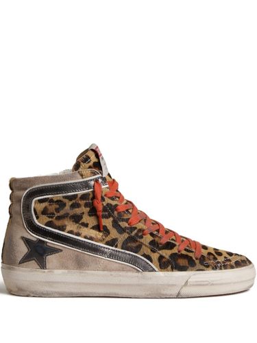 Golden Goose Slide Leather Sneakers - Golden Goose - Modalova