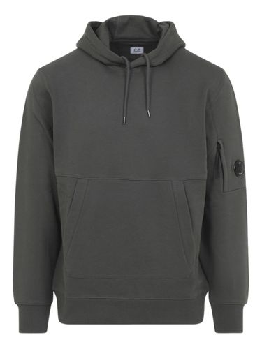 C.P. COMPANY Logo Cotton Hoodie - C.P. COMPANY - Modalova