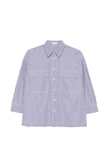 Striped Cotton Shirt - Brunello Cucinelli - Modalova
