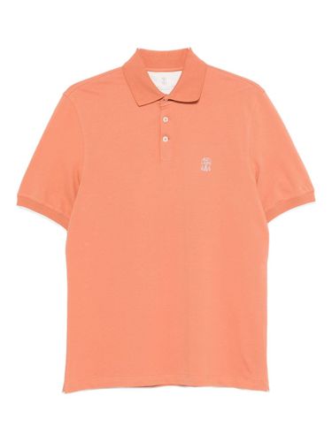 Logo Cotton Polo Shirt - Brunello Cucinelli - Modalova