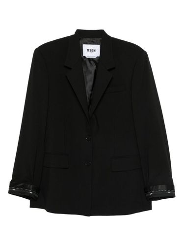 MSGM Double-Breasted Blazer - MSGM - Modalova