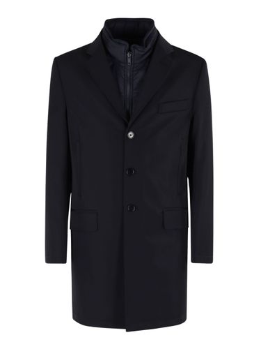 Fay Double Breasted Coat - Fay - Modalova