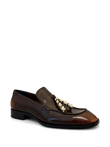 Loewe Edge Leather Loafers - Loewe - Modalova