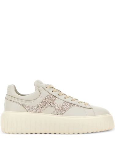 Hogan H-Stripes Leather Sneakers - Hogan - Modalova