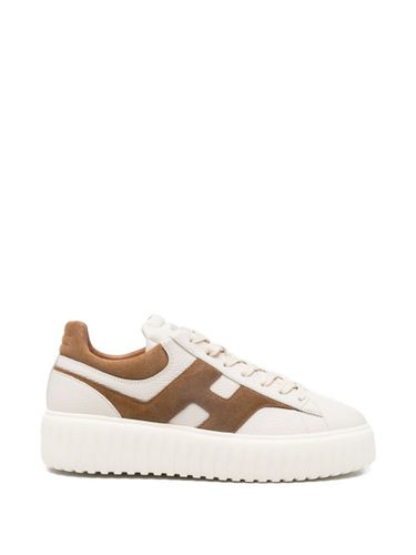 Hogan H-Stripes Leather Sneakers - Hogan - Modalova