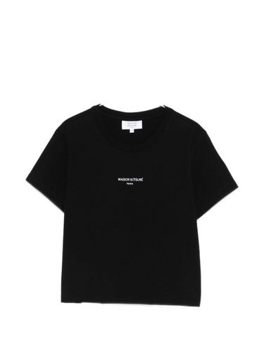 MAISON KITSUNE' Logo Cotton T-Shirt - MAISON KITSUNE' - Modalova
