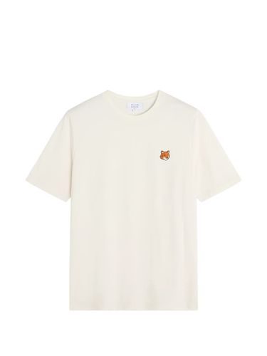 Fox Head Cotton T-Shirt - MAISON KITSUNE' - Modalova