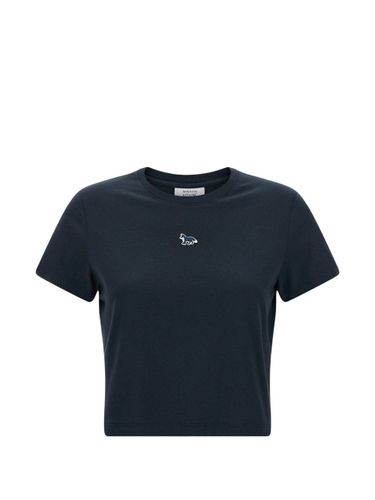MAISON KITSUNE' Logo Cotton T-Shirt - MAISON KITSUNE' - Modalova