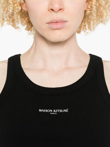 Logo Cotton Tank Top - MAISON KITSUNE' - Modalova