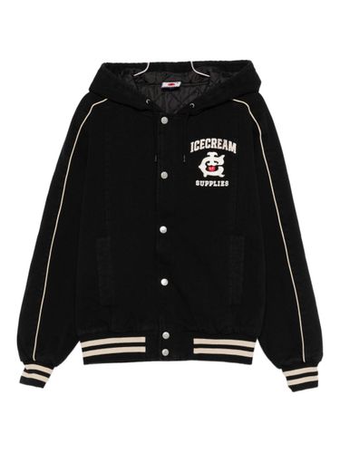 Cotton Hooded Bomber Jacket - ICECREAM - Modalova