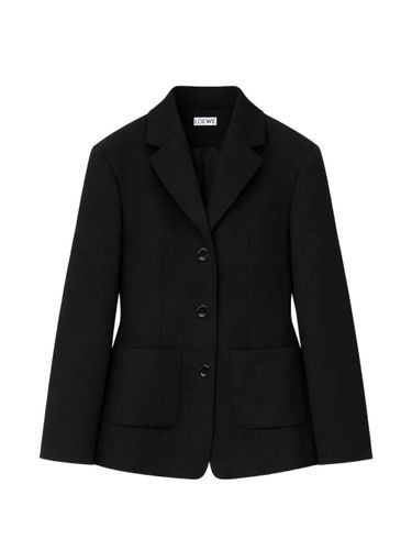 Loewe Wool Single-Breasted Jacket - Loewe - Modalova