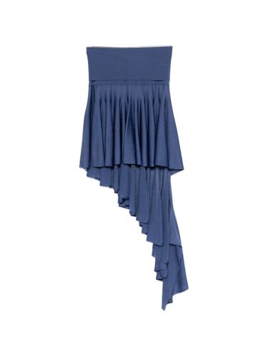 Alaïa Denim Asymmetric Skirt - Alaïa - Modalova