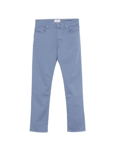 Cotton Blend Slim Trousers - Jacob Cohen - Modalova