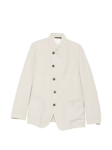 Single-Breasted Blazer Jacket - Emporio Armani - Modalova