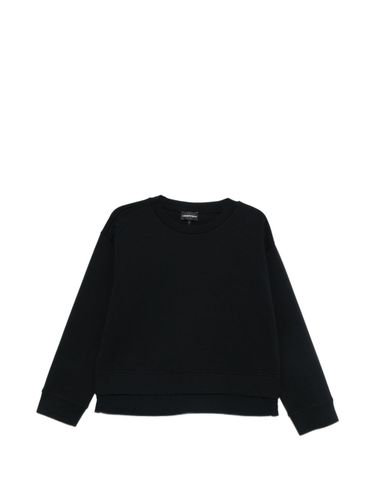 Logo Cotton Sweatshirt - Emporio Armani - Modalova