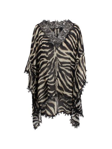 Printed Short Kaftan - Ermanno Scervino - Modalova
