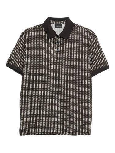 Cotton Blend Polo Shirt - Emporio Armani - Modalova
