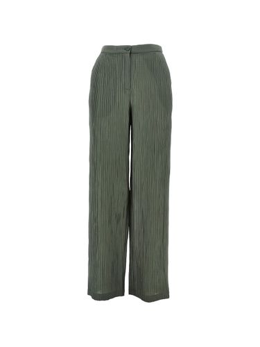 Emporio Armani Crepe Trousers - Emporio Armani - Modalova