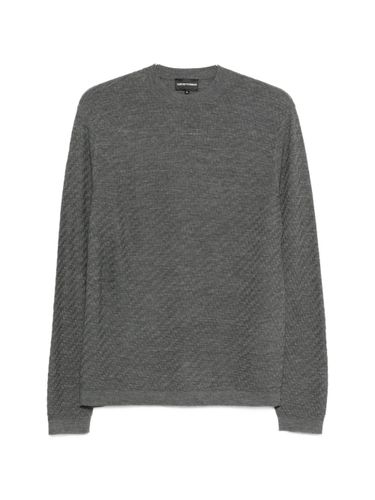 Wool Crewneck Sweater - Emporio Armani - Modalova