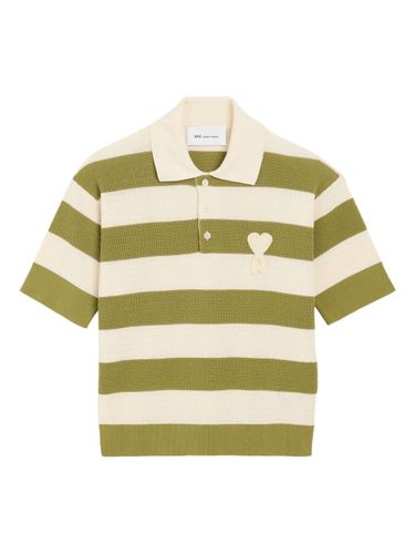Ami De Coeur Striped Polo Shirt - Ami Paris - Modalova