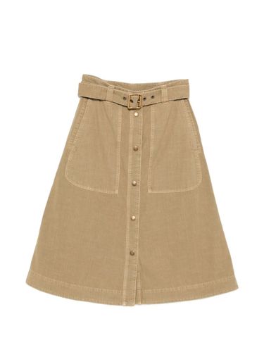 Moncler Cotton Long Skirt - Moncler - Modalova