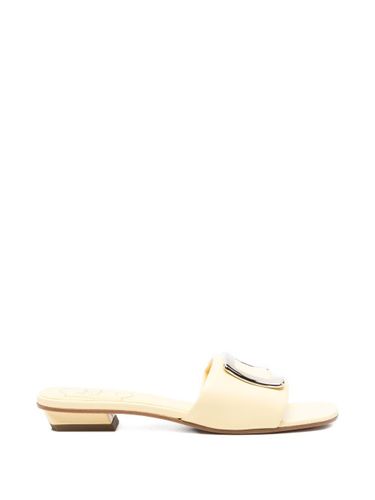 Roger Vivier Leather Flat Sandals - Roger Vivier - Modalova