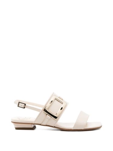 Metal Buckle Leather Sandals - Roger Vivier - Modalova