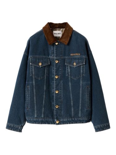 Miu Miu Denim Jacket - Miu Miu - Modalova