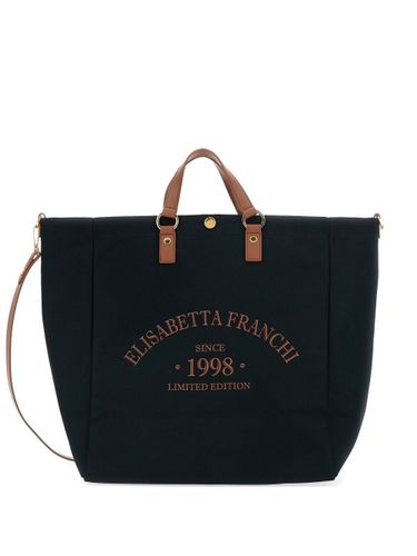 Elisabetta Franchi Cotton Tote Bag - Elisabetta Franchi - Modalova
