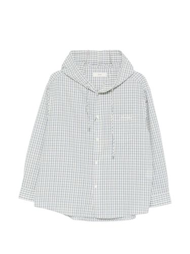 DUNST Checked Hooded Shirt - DUNST - Modalova