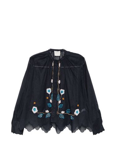 Embroidered Cotton Shirt - Forte Forte - Modalova