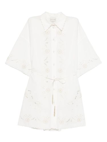 Embroidered Cotton Shirtdress - Forte Forte - Modalova