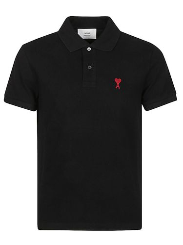 Ami De Coeur Cotton Polo Shirt - Ami Paris - Modalova