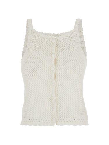 DUNST Linen And Cotton Blend Top - DUNST - Modalova