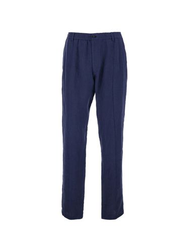 Emporio Armani Linen Trousers - Emporio Armani - Modalova