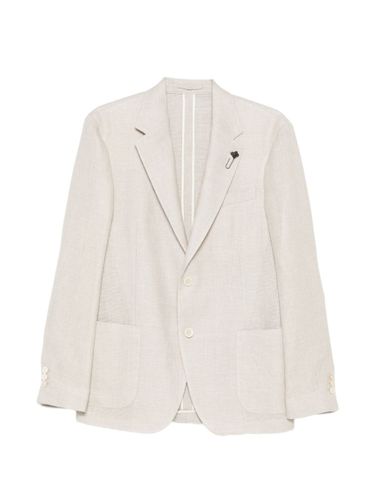 Lardini Wool And Linen Blazer - Lardini - Modalova