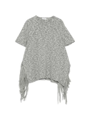 MRZ Cotton Fringed T-Shirt - MRZ - Modalova