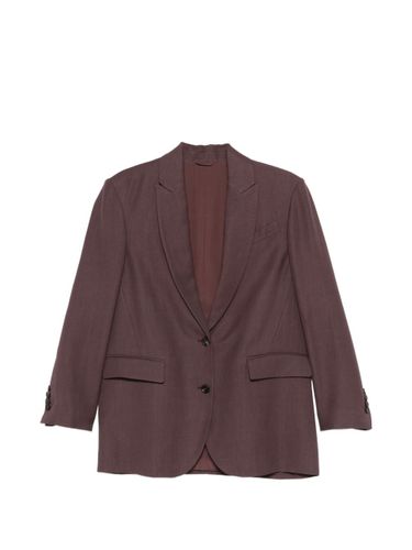 Single-Breasted Blazer Jacket - Brunello Cucinelli - Modalova