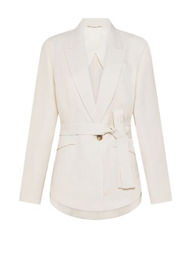 Jacket With Sash At The Waist - Seventy - Modalova