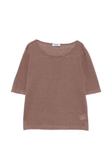 Base Linen And Cotton Blend Sweater - Base - Modalova