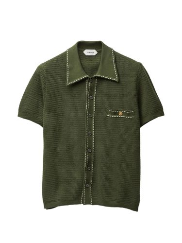 Versace Cotton Knit Shirts - Versace - Modalova
