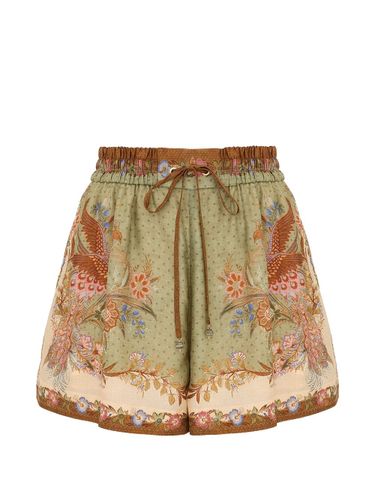 Indra Printed Silk Shorts - Zimmermann - Modalova