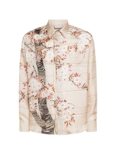 Printed Silk Shirt - Pierre Louis Mascia - Modalova