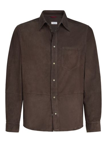 Brunello Cucinelli Leather Shirt - Brunello Cucinelli - Modalova