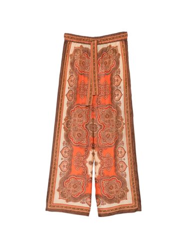 Mahon Printed Silk Trousers - Zimmermann - Modalova